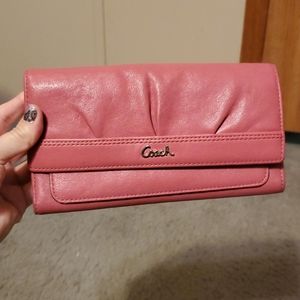 Coach trifold wallet